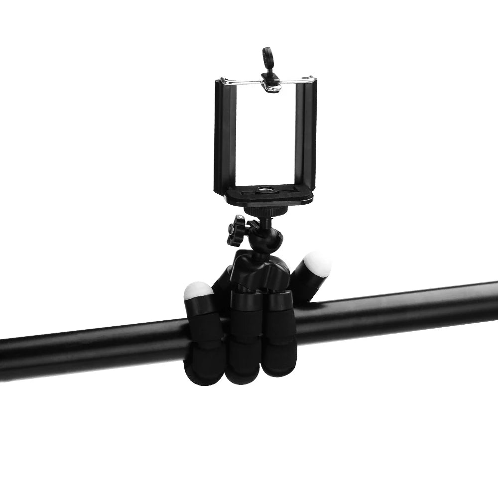 Mini trípode flexible para móvil y cámara – Soporte octopus portátil con clip